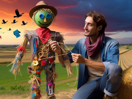 Día de Construir un Espantapájaros